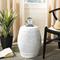 Safavieh Castle Gardens Collection Diamonds White Ceramic Garden Stool