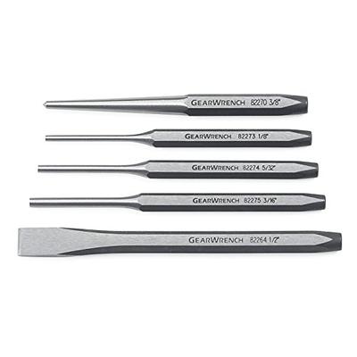 GEARWRENCH 82304 5 Piece Punch and Chisel Set