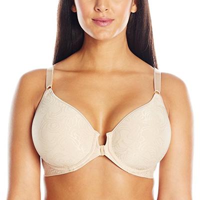 Bali Women's Comfort Revolution Front-Close Shaping Underwire Bra, Nude,40DD