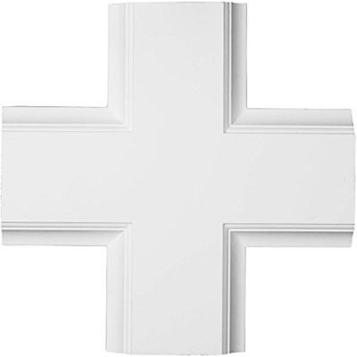 Ekena Millwork CC08ICI02X20X20TR 20"W x 2"P x 20"L Inner Cross Intersection for 8" Traditional Coffe