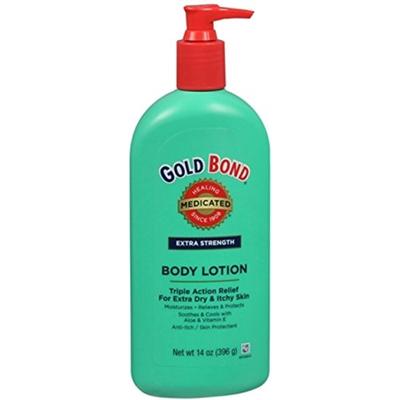 Gold Bond Body Lotion Medicated Extra Strength 14 oz (Pack of 4)
