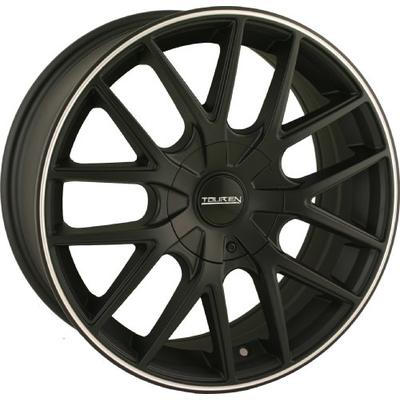 Touren TR60 16 Black Wheel / Rim 5x100 & 5x4.5 with a 42mm Offset and a 72.62 Hub Bore. Partnumber 3
