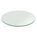 Fab Glass and Mirror 37RT6THFPTE 37" Round 1/4" Inch Thick Tempered Flat Edge Polish Glass Table Top