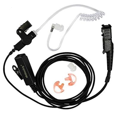 abcGoodefg 2-wire Two-way Radio Surveillance Earpiece Kit for Motorola with one pair Earmold Earbud