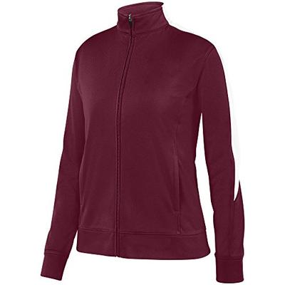 Augusta Sportswear Women's Medalist Jacket 2.0 L Maroon/White