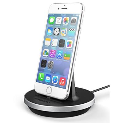 Encased iPhone Desktop Charging Dock (Case Compatible) Height Adjustable Mount (Apple MFI Lightning