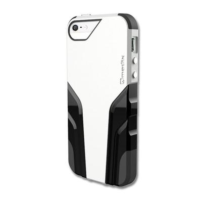 Qmadix Vital Cover for iPhone 5/5s - Retail Packaging - White/Black