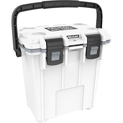 Pelican Elite 20 Quart Cooler (White/Gray)