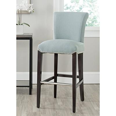 Safavieh Mercer Collection Seth Sky Blue 25.9-inch Bar Stool