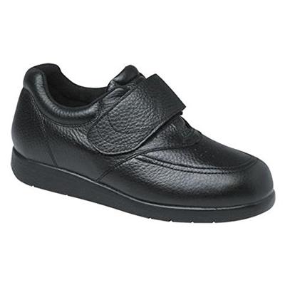 Drew Shoe Men's Navigator II Sneakers, Black Leather, 11 6E