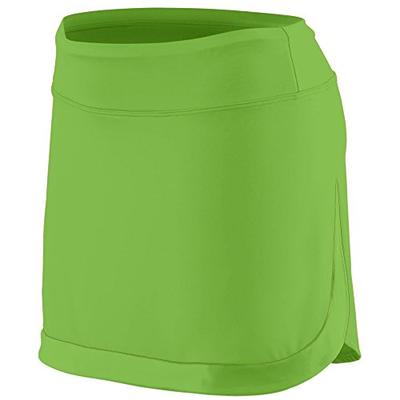 Augusta Sportswear AG2410 Women's Action Color Block Skort, Lime/Lime, XX-Large Pack