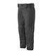 Mizuno Girls Youth Belted Low Rise Fastpitch Softball Pant, Dark Charcoal, Youth Large