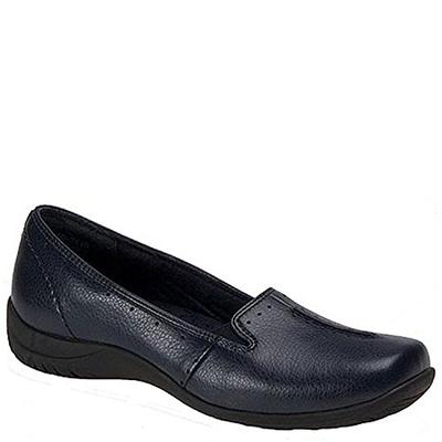 Easy Street Womens Purpose Closed Toe Loafers, Navy, Size 9.5