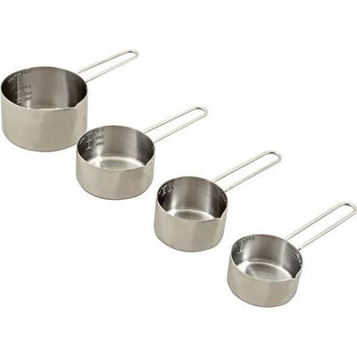 Vollrath (47119) 4-Piece Stainless Steel Measuring Cup Set