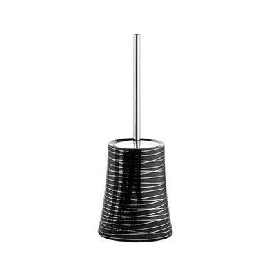 Gedy Gedy 3933-57 Diva Toilet Brush Holder, 2" L x 5.51" W, Anthracite Silver