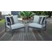 Lexington 2 Piece Outdoor Aluminum Patio Furniture Set 02b in Spa - TK Classics Lexington-02B-Spa