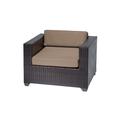 Belle 4 Piece Outdoor Wicker Patio Furniture Set 04a in Aruba - TK Classics Belle-04A-Aruba