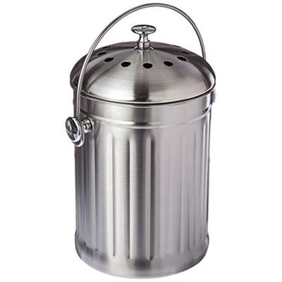 Good Ideas Kitchen Accents Composter, Stainless Steel