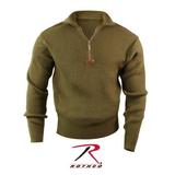 Rothco 1/4 Zip Acrylic Commando Sweater, Olive Drab, Large screenshot. Sweaters & Vests directory of Men's Clothing.