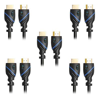 C&E High Speed HDMI Cable With Ethernet - CL3 Certified - Supports 3D and Audio Return Channel, 6 Fe