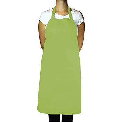 MUkitchen 100% Cotton Adjustable Apron with Large Pockets, Cactus - 35 inches