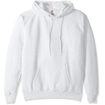 Hanes Men's Pullover EcoSmart Fleece Hooded Sweatshirt, ash 5X Large