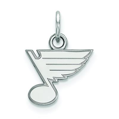 Sterling Silver NHL LogoArt St. Louis Blues XS Pendant