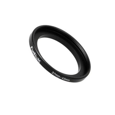 Fotodiox Metal Step Up Ring Filter Adapter, Anodized Black Aluminum 37mm-43mm, 37-43 mm