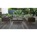 Amalfi 8 Piece Outdoor Wicker Patio Furniture Set 08d in Cilantro - TK Classics Amalfi-08D-Gld-Cilantro