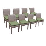 8 Oasis Armless Dining Chairs in Cilantro - TK Classics Tkc290B-Adc-4X-C-Cilantro