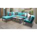 Lexington 7 Piece Outdoor Aluminum Patio Furniture Set 07f in Aruba - TK Classics Lexington-07F-Aruba