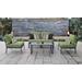 Lexington 5 Piece Outdoor Aluminum Patio Furniture Set 05d in Cilantro - TK Classics Lexington-05D-Cilantro