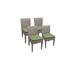 4 Florence Armless Dining Chairs in Cilantro - TK Classics Florence-Tkc290B-Adc-2X-C-Cilantro