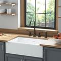 American Standard Delancey 30" L x 22" W Farmhouse Kitchen Sink Cast Iron in Gray/White | 8.81 H x 30 W x 22.06 D in | Wayfair 77SB30220A.308