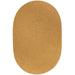 Yellow 48 x 0.38 in Area Rug - August Grove® Smyth Handmade Braided Wool Gold Area Rug Wool | 48 W x 0.38 D in | Wayfair