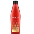 Redken Frizz Dismiss Shampoo, Haarshampoo mit Glättungseffekt gegen Frizz & statische Aufladung, feuchtigkeitsspendendes Pflegeshampoo, nährt & bändigt das Haar, 300 ml