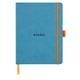 Rhodia 117787C Meeting Book (DIN A5+, 160 x 210 mm, 80 Blatt, 90 g, elegant und praktisch) 1 Stück türkis