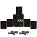 Acoustic Audio AA5240 Home Theater 5.1 Bluetooth Speaker System with USB and 4 Extension Cables