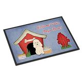Caroline's Treasures BB2824JMAT Dog House Collection Poodle White Indoor or Outdoor Mat 24x36, 24H X screenshot. Rugs directory of Home & Garden.