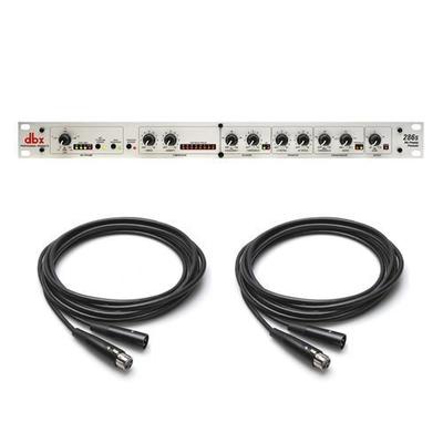 DBX 286S Preamplifier Channel Strip Mic Pre Amp w/ 2x 25' XLR Cables NEW