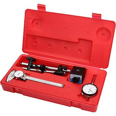 Grizzly H3022 Magnetic Base Dial Indicator Caliper Combo Pack