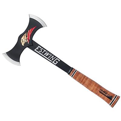 Estwing Double Bit Axe - 38 oz Wood Spitting Tool with Forged Steel Construction & Shock Reduction G