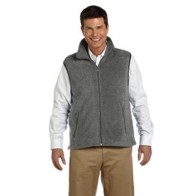 Harriton Men's Fleece Vest - Medium - Charcoal