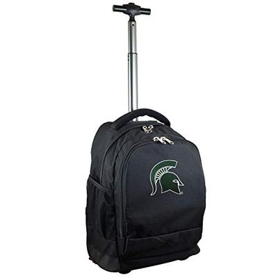 NCAA Michigan State Spartans Expedition Wheeled Backpack, 19-inches, Black