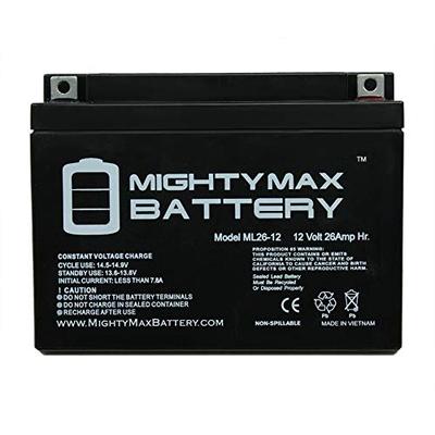 Mighty Max Battery 12V 26AH Battery Replacement for Tzora Titan Scooter Brand Product