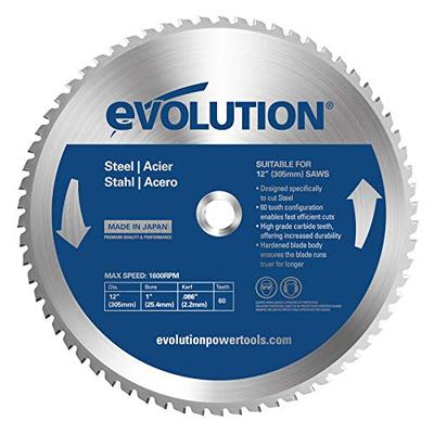 Evolution Power Tools 12BLADEST Steel Cutting Saw Blade, 12-Inch x 60-Tooth