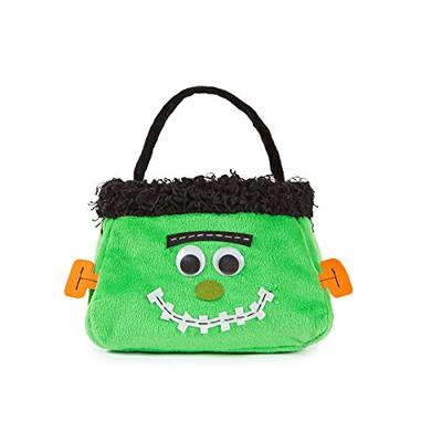 Xia Home Fashions Frankenstein Halloween Treat Bag, 7 by 7 by 13"