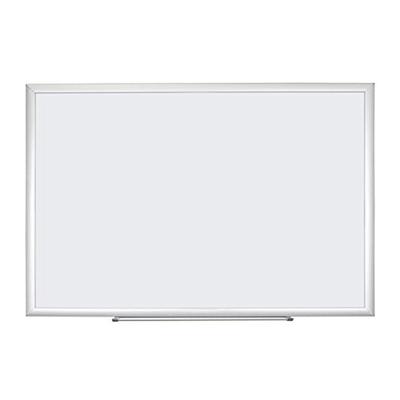 U Brands Basics Dry Erase Board, 70 x 47 Inches, Melamine Surface, Silver Aluminum Frame