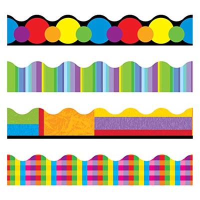 TREND enterprises, Inc. Color Collage Terrific Trimmers, Variety Pack