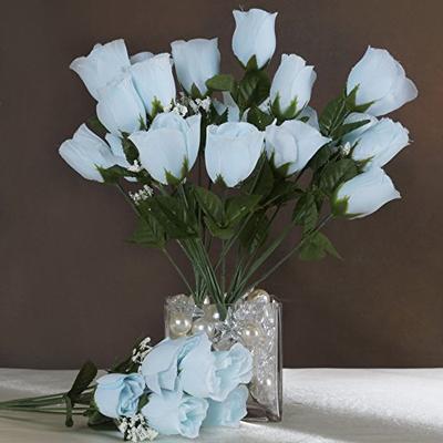 Efavormart 84 Artificial Buds Roses for DIY Wedding Bouquets Centerpieces Arrangements Party Home De